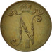Coin, Finland, Nicholas II, 5 Pennia, 1915, AU(50-53), Copper, KM:15