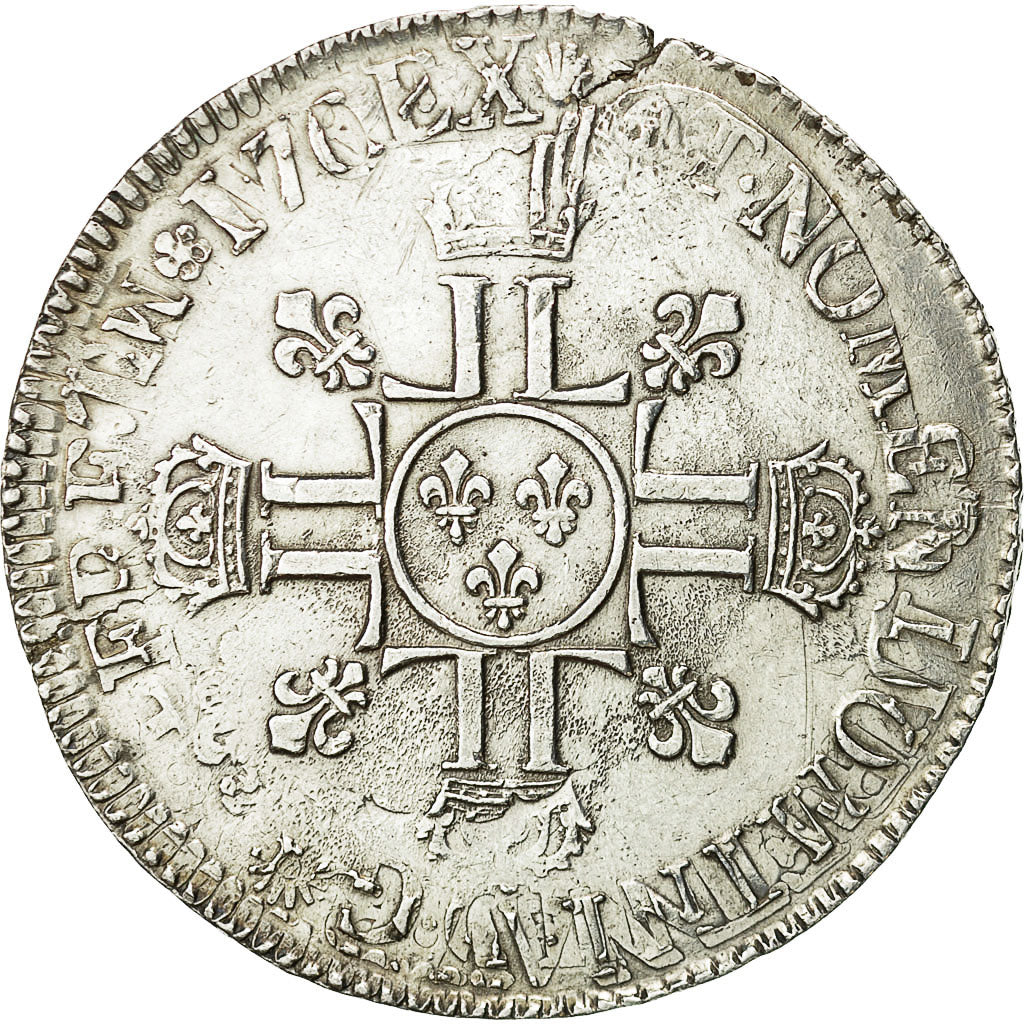 France, Ecu, TTB, Argent, Gadoury:224