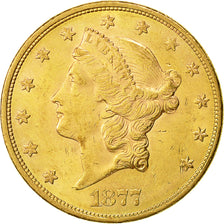Moneta, Stati Uniti, Liberty Head, $20, Double Eagle, 1877, U.S. Mint, San