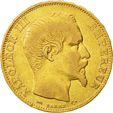Monnaie, France, Napoleon III, Napoléon III, 20 Francs, 1855, Lyon, TTB, Or