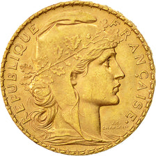 Moneta, Francia, Marianne, 20 Francs, 1905, Paris, SPL-, Oro, KM:847
