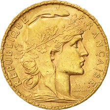 Monnaie, France, Marianne, 20 Francs, 1906, Paris, SUP, Or, KM:847, Gadoury:1064