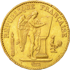 Münze, Frankreich, Génie, 20 Francs, 1876, Paris, SS+, Gold, KM:825