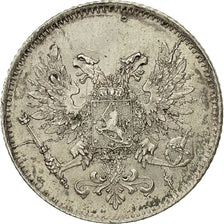 Coin, Finland, Nicholas II, 25 Penniä, 1917, AU(55-58), Silver, KM:6.2