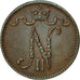 Finland, Nicholas II, Penni, 1899, AU(55-58), Copper, KM:13