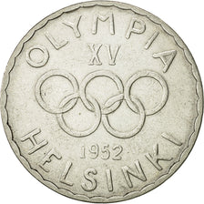 Coin, Finland, 500 Markkaa, 1952, AU(50-53), Silver, KM:35