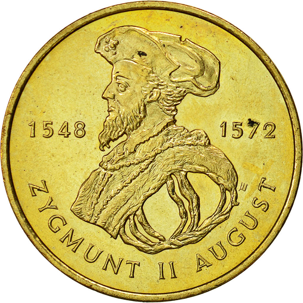 Moneta, Polonia, 2 Zlote, 1996, SPL, Ottone, KM:306