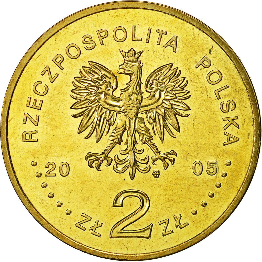Munten, Polen, 2 Zlote, 2005, Warsaw, UNC-, Tin, KM:525