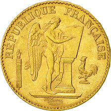 France, Génie, 20 Francs, 1895, Paris, AU(50-53), Gold, KM:825, Gadoury:1063