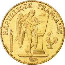 Coin, France, Génie, 20 Francs, 1895, Paris, AU(55-58), Gold, KM:825