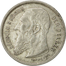 Coin, Belgium, 2 Francs, 2 Frank, 1909, EF(40-45), Silver, KM:59