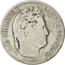 Coin, France, Louis-Philippe, Franc, 1834, Toulouse, F(12-15), Silver, KM:748.9