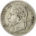 France, Napoleon III, 50 Centimes, 1867, Paris, VF(30-35), KM 814.1
