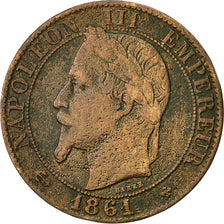 Coin, France, Napoleon III, Napoléon III, 5 Centimes, 1861, Strasbourg