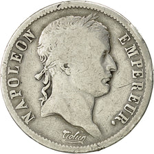 Moneta, Francja, Napoléon I, 2 Francs, 1813, Paris, F(12-15), Srebro, KM:693.1