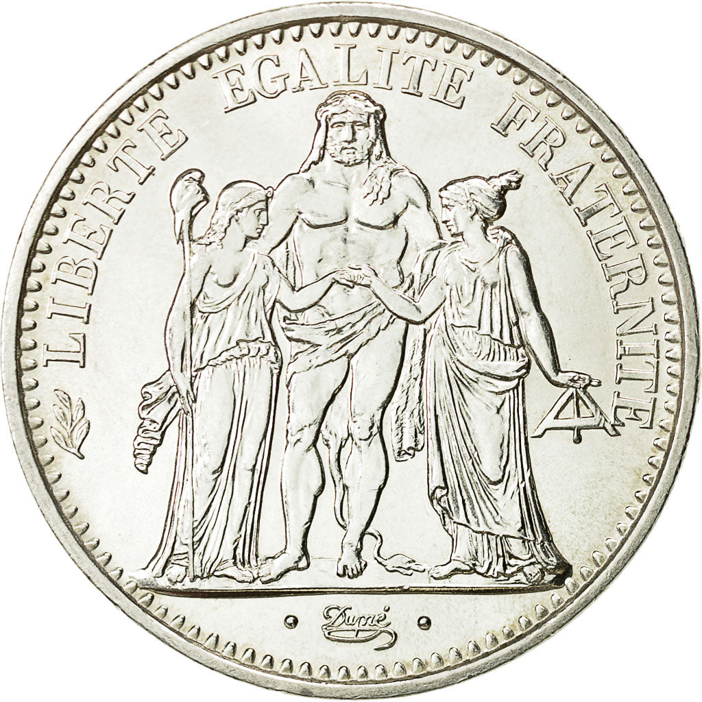 Coin, France, Hercule, 10 Francs, 1972, Paris, MS(60-62), Silver, KM:932