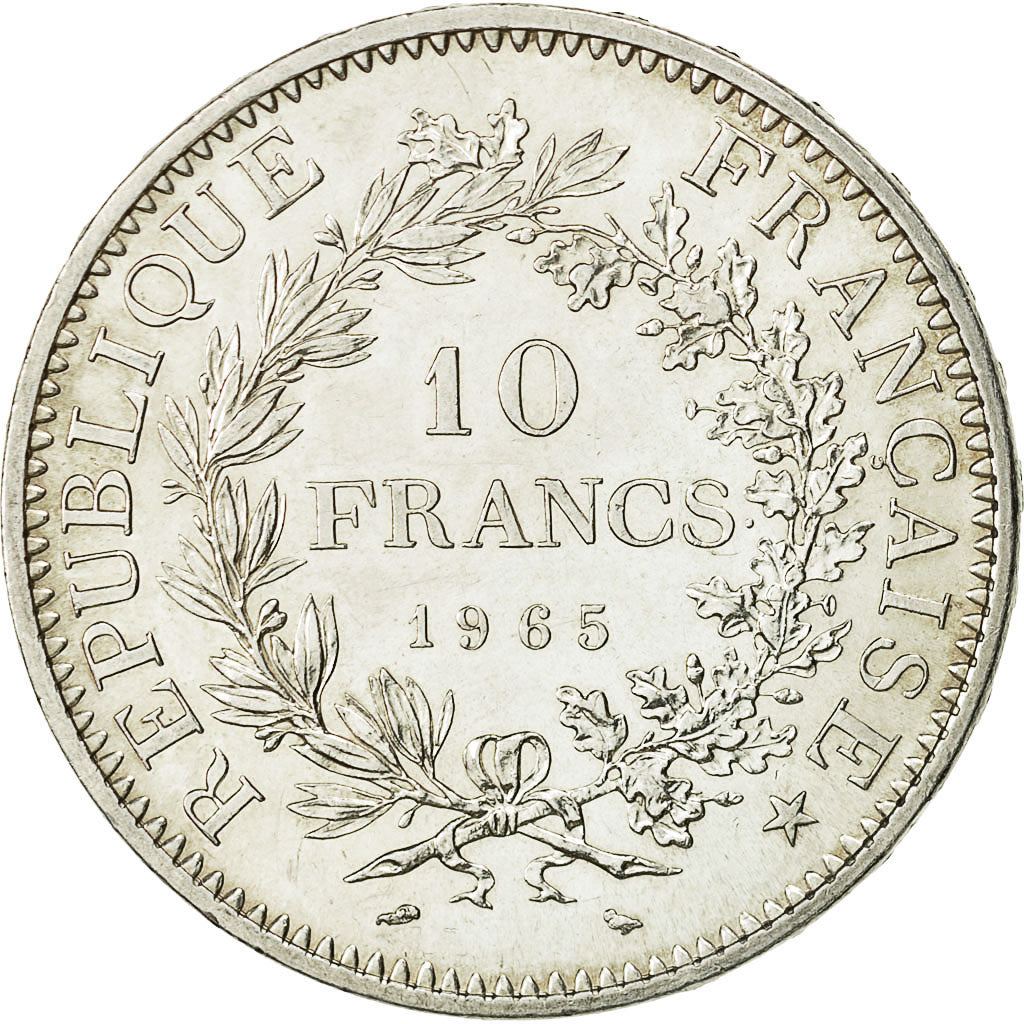 Moneta, Francia, Hercule, 10 Francs, 1965, Paris, SPL-, Argento, KM:932