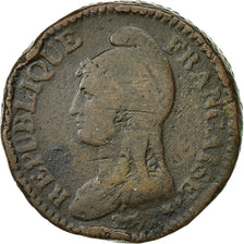Münze, Frankreich, Dupré, Decime, 1795, Paris, SGE+, Bronze, KM:637.1