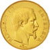 FRANCE, Napoléon III, 50 Francs, 1857, Paris, KM #785.1, AU(50-53), Gold, Gadour