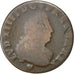 coin, France, Louis XIV, Deux deniers de Strasbourg,1708, F(12-15),KM 309
