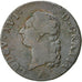 monnaie, France, Louis XVI, Sol ou sou,1783, Lille, B+,Cuivre,KM:578.16,Gad 350
