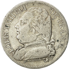 Coin, France, Louis XVIII, 5 Francs, 1814, Bayonne, KM 702.8, Gadoury 591