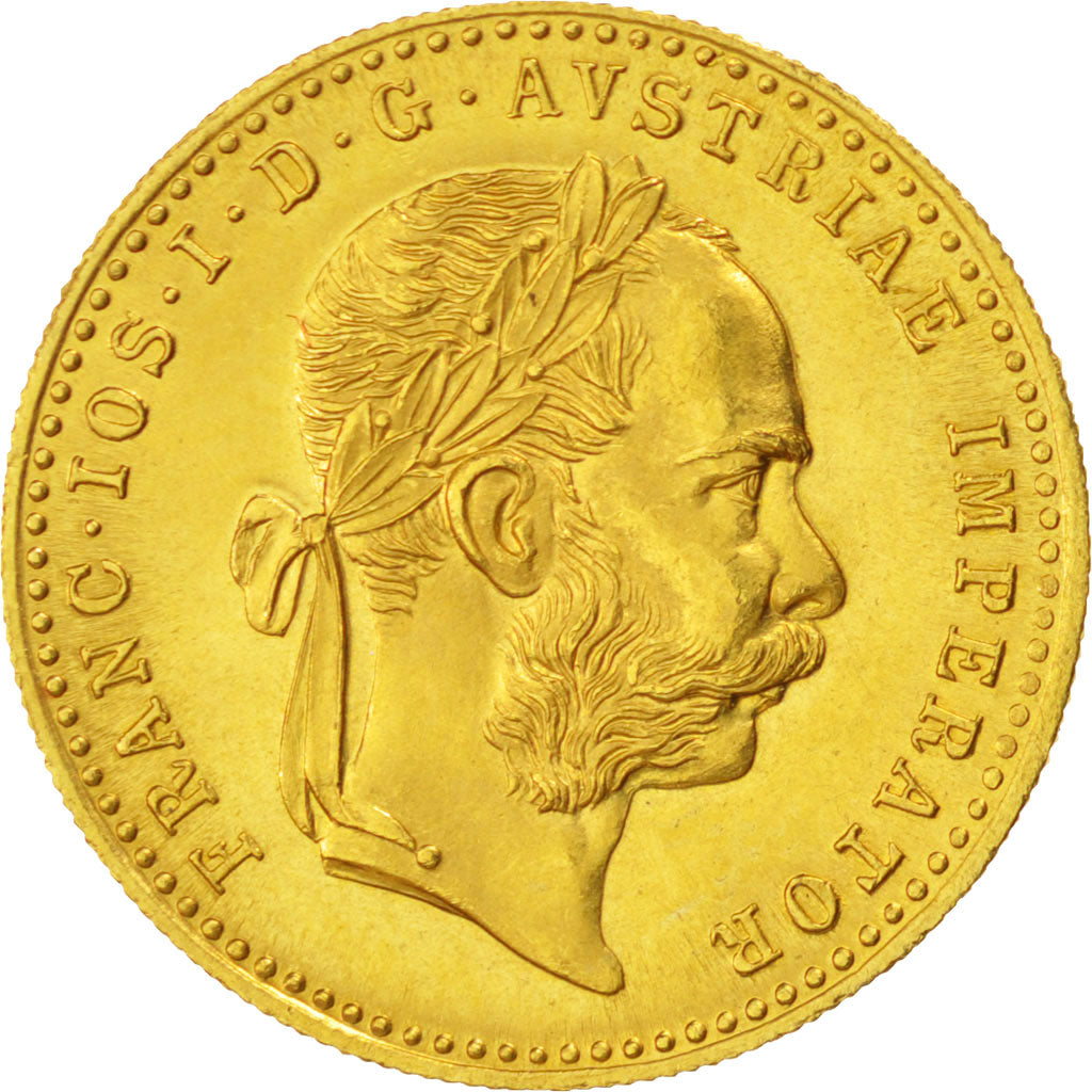 AUSTRIA, Ducat, 1915, KM #2267, MS(63), Gold, 3.50