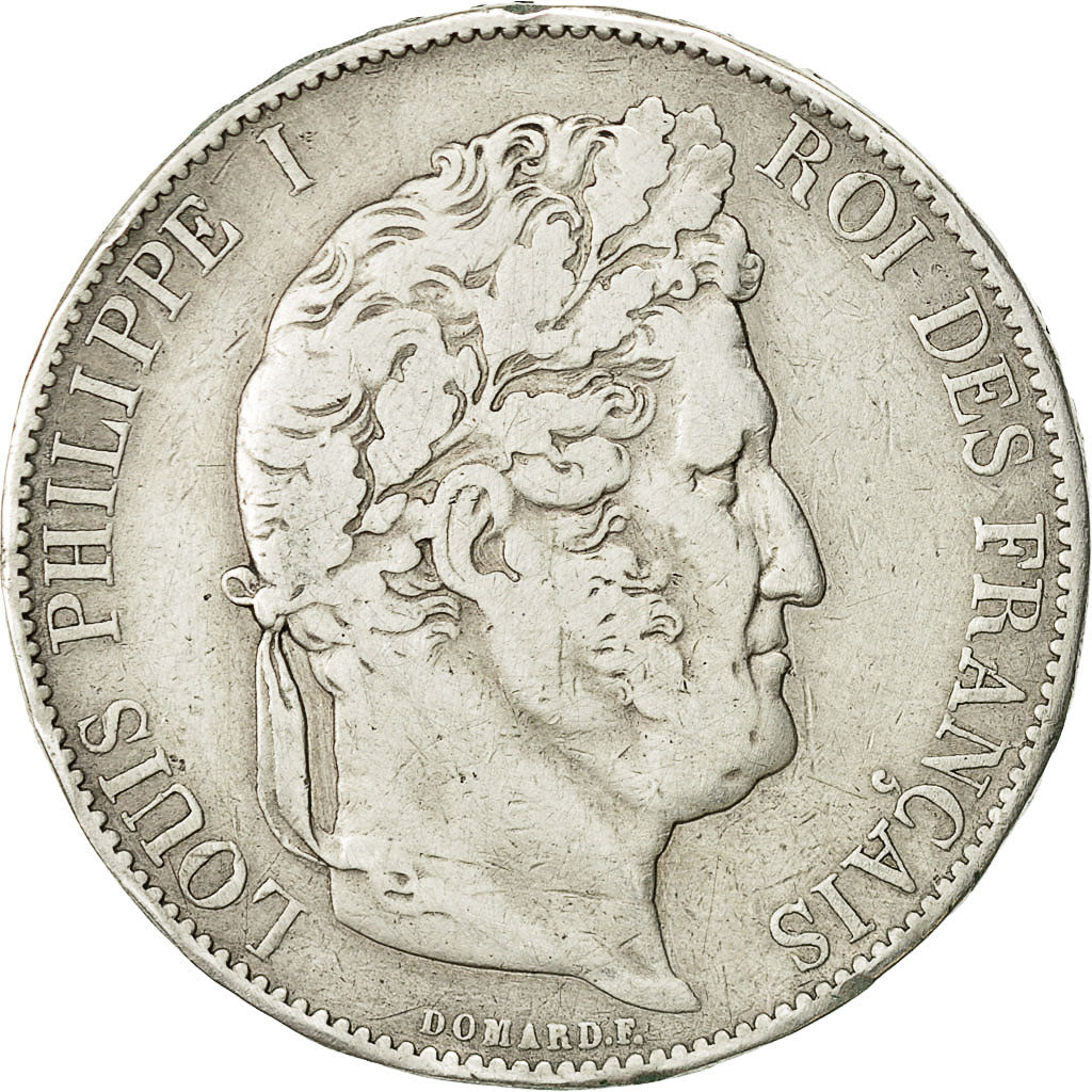 Monnaie, France, Louis-Philippe, 5 Francs, 1848, Paris, TB+, Argent, KM:749.1