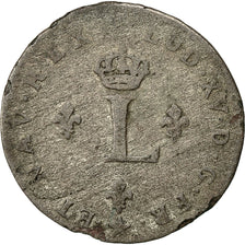 Coin, France, Louis XV, Double sol (2 sous) en billon, 2 Sols, 1739, La