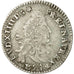 Monnaie, France, Louis XIV, 4 Sols aux 2 L, 4 Sols 2 Deniers, 1694, Montpellier