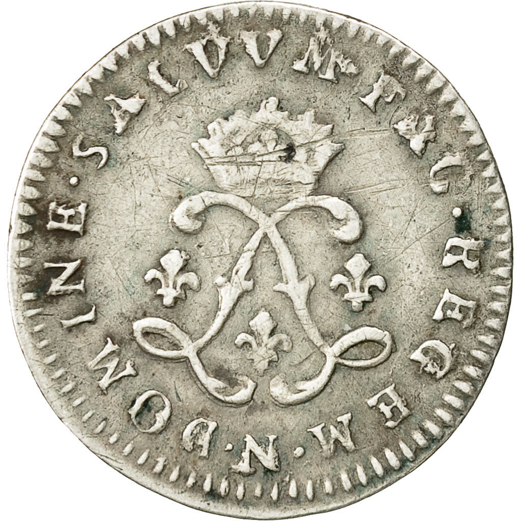 Monnaie, France, Louis XIV, 4 Sols aux 2 L, 4 Sols 2 Deniers, 1694, Montpellier