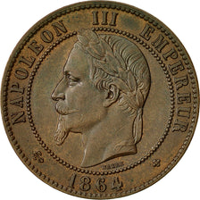 Monnaie, France, Napoleon III, Napoléon III, 10 Centimes, 1864, Strasbourg
