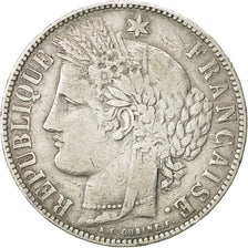 Munten, Frankrijk, Cérès, 5 Francs, 1870, Bordeaux, FR+, Zilver, KM:818.3