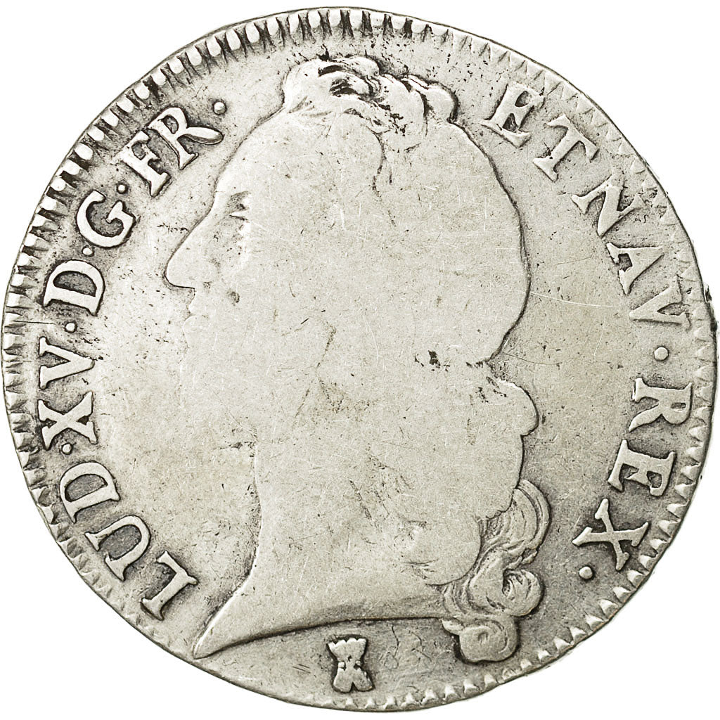 Münze, Frankreich, Louis XV, Écu au bandeau, Ecu, 1766, Nantes, S, Silber
