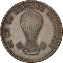 Moneta, Francja, 10 Centimes, 1870, Paris, AU(55-58), Bronze, Gadoury:260