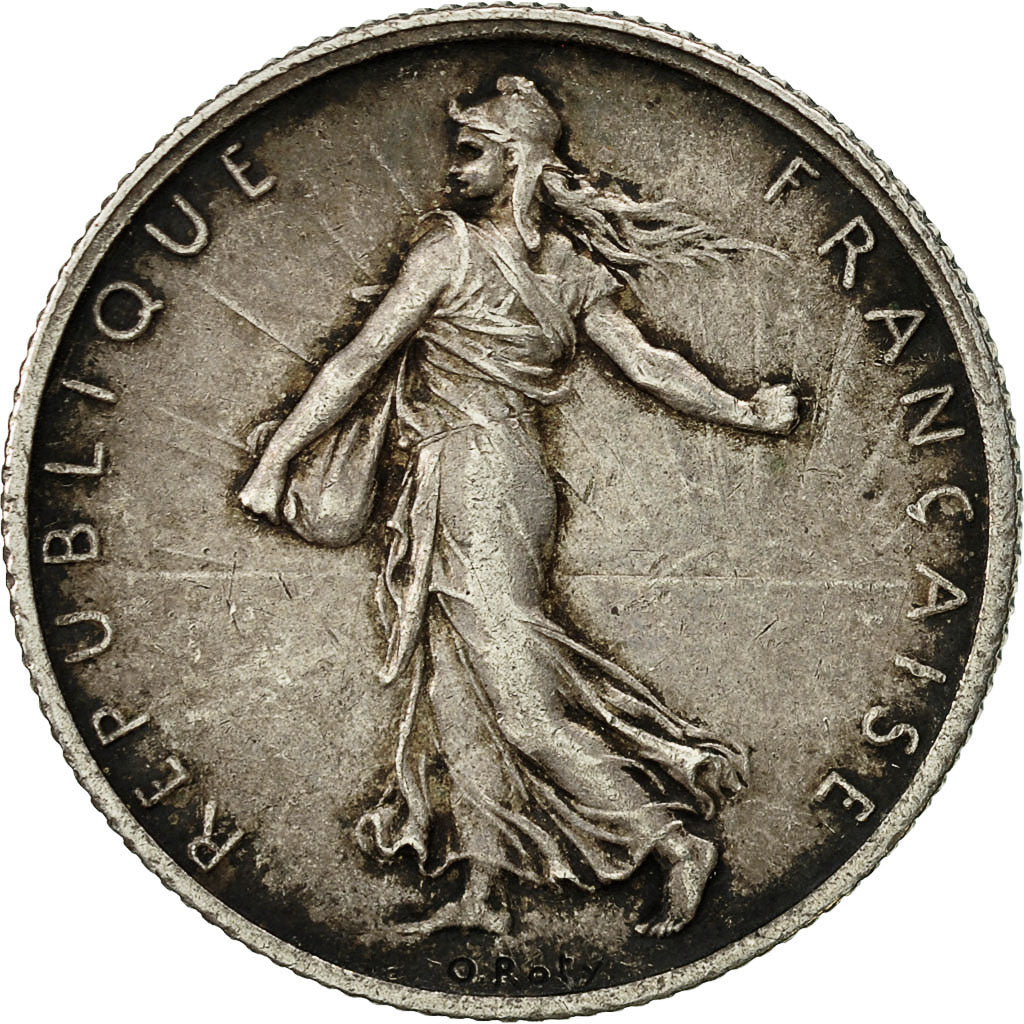 Coin, France, Semeuse, 2 Francs, 1914, Paris, EF(40-45), Silver, KM:845.1