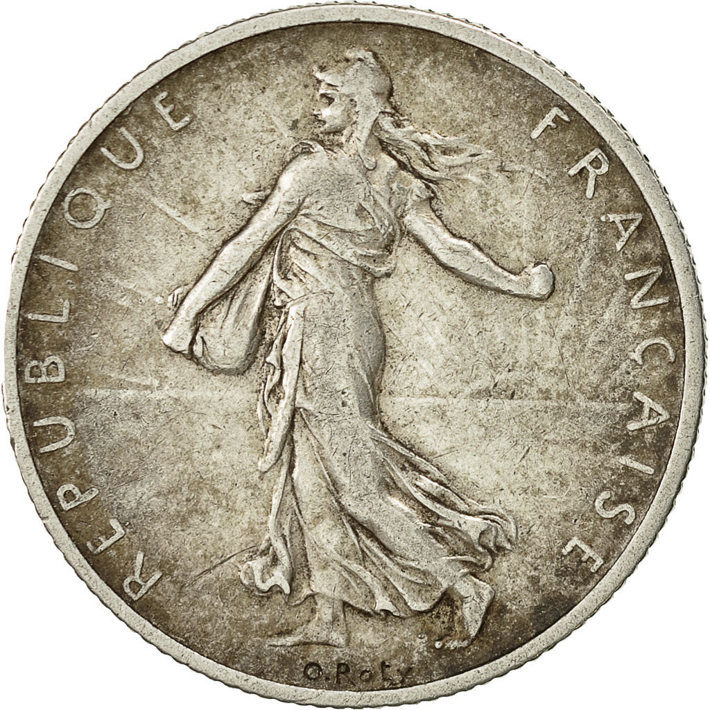 Monnaie, France, Semeuse, 2 Francs, 1910, Paris, TB+, Argent, KM:845.1