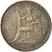 FRENCH INDO-CHINA, Piastre, 1901, Paris, KM #5a.1, EF(40-45), Silver, Lecompte..