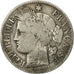 Moneda, Francia, Cérès, 2 Francs, 1872, Bordeaux, BC+, Plata, KM:817.2