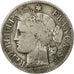 Moneta, Francia, Cérès, 2 Francs, 1872, Bordeaux, MB+, Argento, KM:817.2