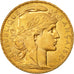 Moneta, Francia, Marianne, 20 Francs, 1910, SPL, Oro, KM:857, Gadoury:1064a