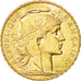 Moneta, Francia, Marianne, 20 Francs, 1909, SPL, Oro, KM:857, Gadoury:1064a