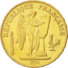 Coin, France, Génie, 20 Francs, 1897, Paris, AU(55-58), Gold, KM:825