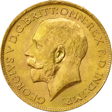 Coin, South Africa, George V, Sovereign, 1927, Pretoria, AU(55-58), Gold, KM:21