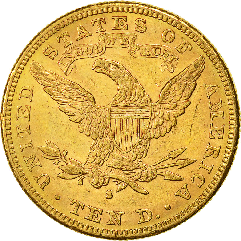 Monnaie, États-Unis, Coronet Head, $10, Eagle, 1881, U.S. Mint, San Francisco