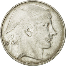 Coin, Belgium, 20 Francs, 20 Frank, 1949, EF(40-45), Silver, KM:141.1