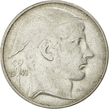 Coin, Belgium, 20 Francs, 20 Frank, 1949, EF(40-45), Silver, KM:141.1