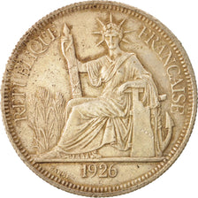 Coin, French Indochina, Piastre, 1926, Paris, AU(55-58), Silver, KM:5a.1