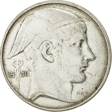 Coin, Belgium, 20 Francs, 20 Frank, 1950, EF(40-45), Silver, KM:140.1