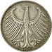 Coin, GERMANY - FEDERAL REPUBLIC, 5 Mark, 1951, Hambourg, EF(40-45), Silver